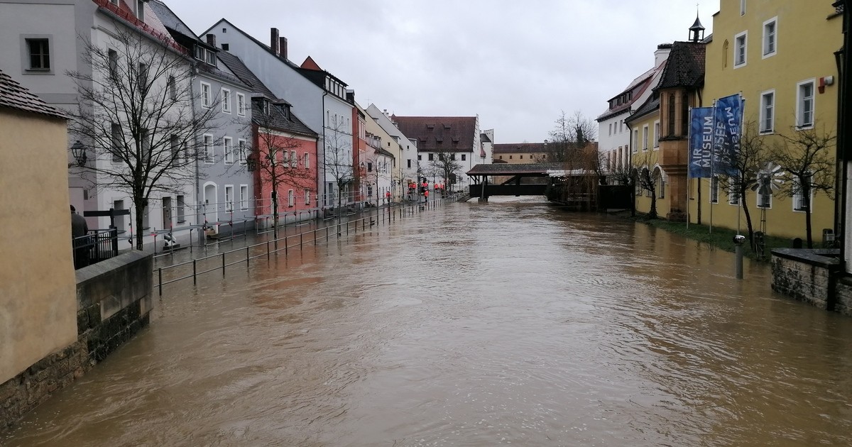 Hochwasserlage An Weihnachten Feuerwehr Und THW Werden Aktiv Oberpfalz TV