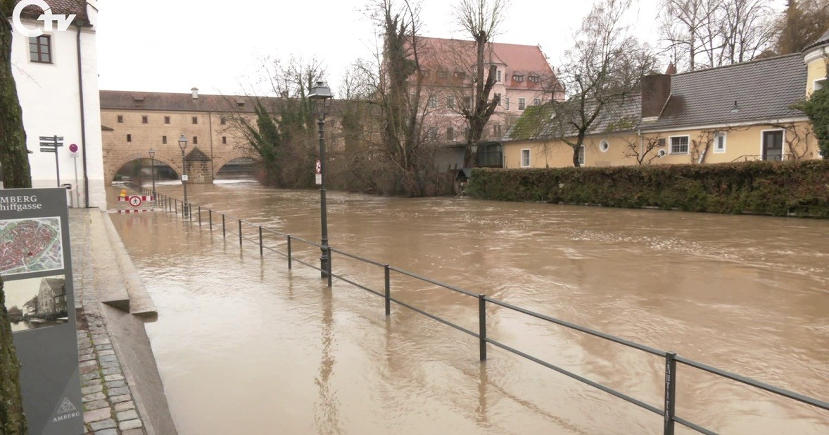 Hochwasserlage An Weihnachten Feuerwehr Und THW Werden Aktiv Oberpfalz TV